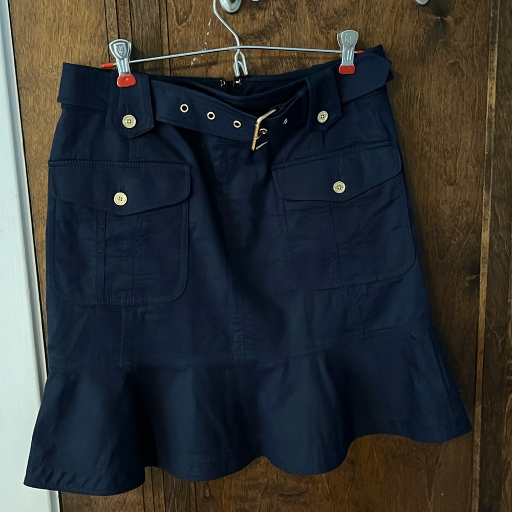 Tory Burch navy skirt. Size 4